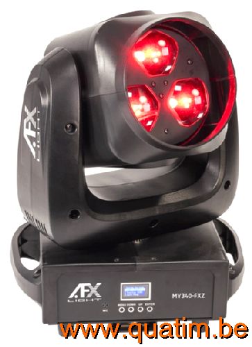 AFX Light MY340-FXZ Movinghead wash-beam-graphic 3 x 40W RGB