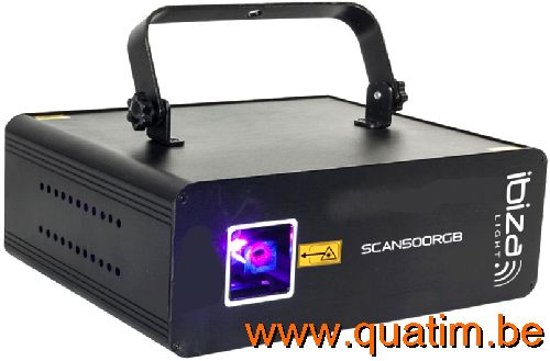 IBIZA Light SCAN500RGB RGB laser 500mW