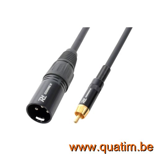 PD Connex Kabel XLR Male - RCA Male 8.0m