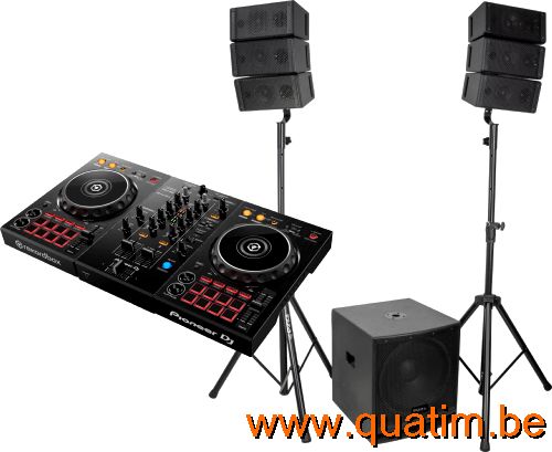 DJ set DDJ400 incl CUBE15A-Array speakerset